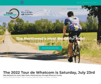 Tourdewhatcom.com(The Northwest's Most Beautiful Ride) Screenshot