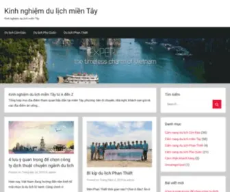 Tourdulichmientay.com.vn(Kinh nghiệm du lịch miền Tây) Screenshot