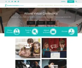 Tourette.org(Tourette Association of America) Screenshot