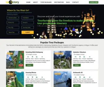 Tourfactory.co.in(Tour Packages in Darjeeling) Screenshot