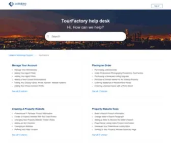 Tourfactoryhelp.com(Collabra Technology Support) Screenshot