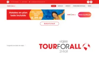 Tourforall.com.mx(Agencia de Viajes) Screenshot