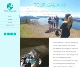 Tourgaliano.ca(Day trips around Galiano Island BC) Screenshot