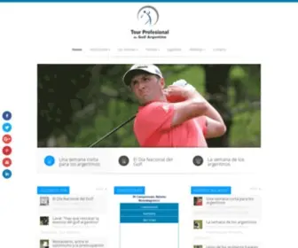 Tourgolfar.com(Tour Profesional de Golf Argentino) Screenshot