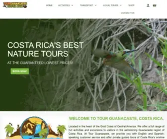 Tourguanacaste.com(Tour Guanacaste) Screenshot