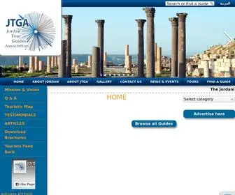 Tourguides.com.jo(JORDAN TOUR GUIDES ASSOCIATION) Screenshot