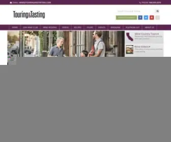 Touringandtasting.com(Touring & Tasting magazine and wine club) Screenshot
