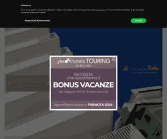 Touringhotelrimini.com(Hotel 4 Stelle a Rimini sul Mare) Screenshot