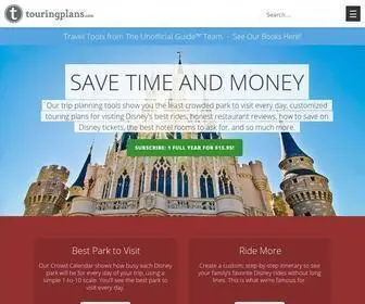 Touringplans.com(Touring Plans) Screenshot
