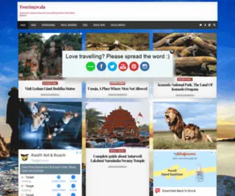 Touringwala.com(A perfect stop to know everything about the Blue planet) Screenshot