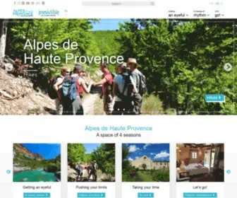 Tourism-ALPS-Provence.com(Alpes de Haute Provence Tourism) Screenshot