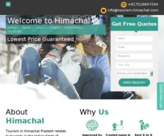 Tourism-Himachal.com(Himachal Tours Packages) Screenshot