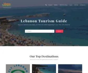 Tourism-Lebanon.com(The guide) Screenshot