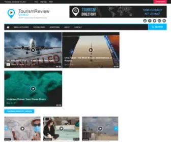 Tourism-Review.tv(Tourism News for Travel and Tourism Industry Professionals) Screenshot