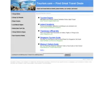 Tourism.com(Travel deals) Screenshot