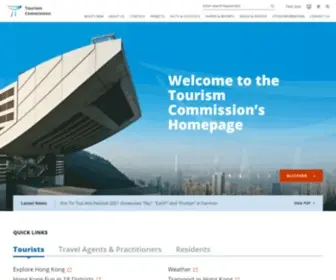 Tourism.gov.hk(旅遊事務署) Screenshot