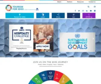 Tourism4SDGS.org(The Tourism For SDGs Platform) Screenshot
