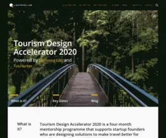 Tourismdesignchallenge.nz(Tourism Accelerator 2020) Screenshot