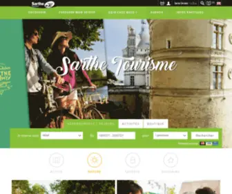 Tourisme-EN-Sarthe.com(Sarthe Tourisme) Screenshot