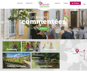 Tourisme-Epinal.com(Office de tourisme d'Epinal) Screenshot