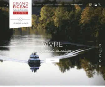 Tourisme-Figeac.com(Office de Tourisme de FIGEAC) Screenshot