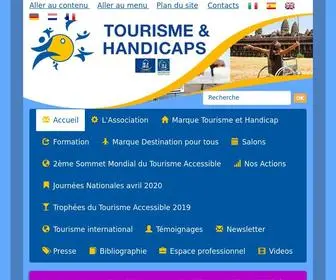Tourisme-Handicaps.org(Meilleurs voeux pour 2020 Tourisme et Handicaps) Screenshot