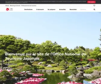 Tourisme-Japon.fr(Organización) Screenshot