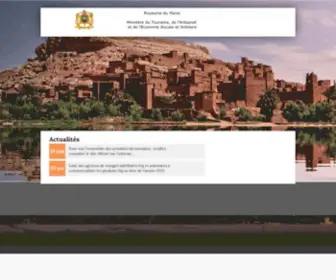 Tourisme.gov.ma(Ministère du Tourisme) Screenshot