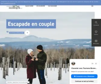 Tourismebrome-Missisquoi.ca(Tourisme Brome) Screenshot
