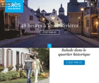 Tourismetroisrivieres.com(Tourisme Trois) Screenshot