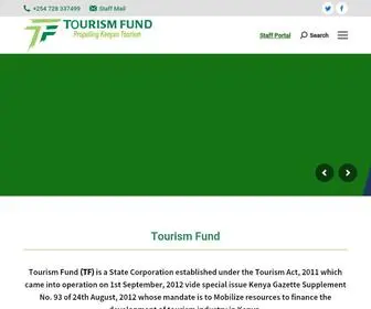 Tourismfund.go.ke(Propelling Kenyan Tourism) Screenshot