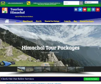 Tourismhimachal.in(Tourism Himachal) Screenshot