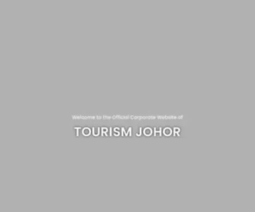 Tourismjohor.my(Tourism johor) Screenshot