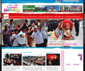 Tourismkathmandu.com(Online Tourism Web Portal of Kathmandu Valley) Screenshot