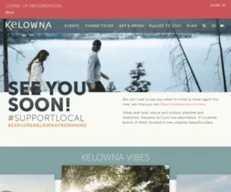 Tourismkelowna.com(Kelowna Hotels) Screenshot