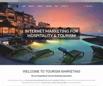 Tourismmarketing.co.za(World-class Internet Marketing Solutions to Hospitality & Tourism) Screenshot