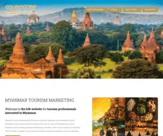 Tourismmyanmar.org(Myanmar Tourism Marketing) Screenshot