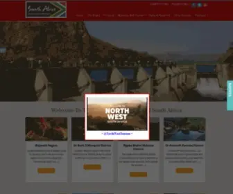 Tourismnorthwest.co.za(North West Tourism) Screenshot