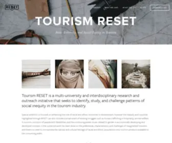 Tourismreset.com(Tourism RESET) Screenshot