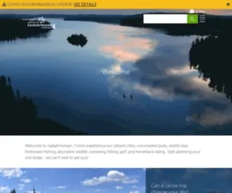Tourismsaskatchewan.com(Official website of Tourism Saskatchewan) Screenshot
