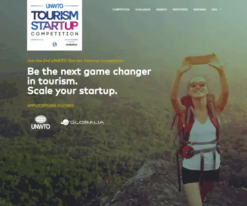 Tourismstartups.org(Tourism Startup Competition) Screenshot