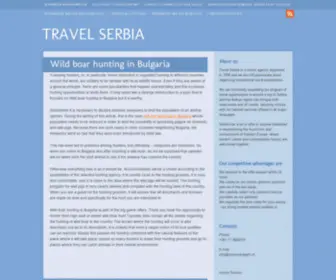 Tourismsupport.rs(Support to Implementation of the National Strategy for Tourism) Screenshot