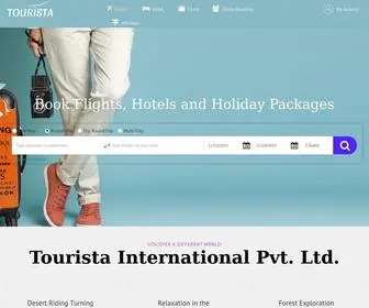 Tourista.asia(Online travel agency) Screenshot