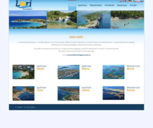 Touristagency-Lori.hr(Murter-Kornati) Screenshot