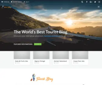 Touristblog.com(The offical tourist blog) Screenshot