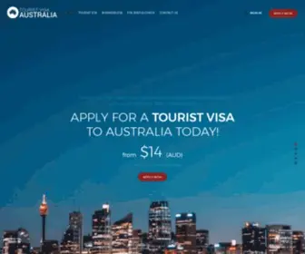 Touristvisaaustralia.com(Apply for an ETA Tourist or Business Visa) Screenshot