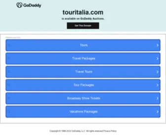 Touritalia.com(Italy tours) Screenshot