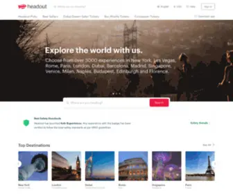 Tourlandish.com(We've curated the world's best experiences and things to do) Screenshot