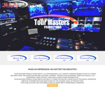 Tourmastersproductions.com(Tour Masters Productions) Screenshot