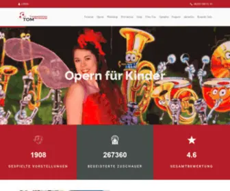 Tourneeoper-Mannheim.de(KinderOpern für Kindergarten & Grundschule) Screenshot